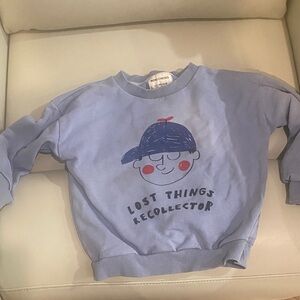 Bobo Choses Blue Graphic Sweatshirt